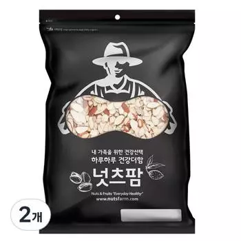 Nuts Farm Almond Slice, 100g, 2 pieces, Korean nuts