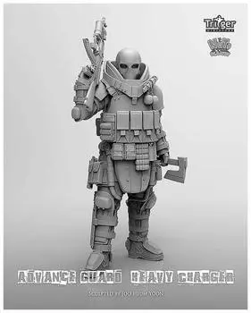 Nuts Planet Trigger Line Ax is Advance Guard Heavy Charger Unpainted Resin Assembly Kit T35003 1/35 An Enough