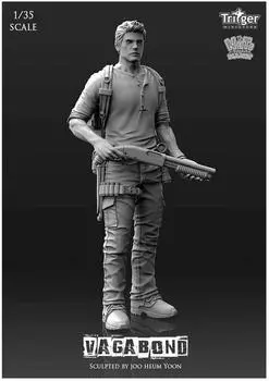 Nuts Planet Vagabond Молодой странник в поисках истины, неокрашенный набор для сборки из смолы T35006 1/35