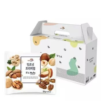 Nutspia It s Nuts Premium 50 daily nuts 23g, 1 box, Korean nuts