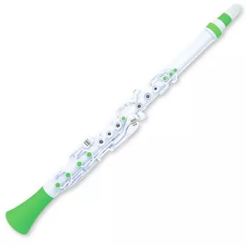 NUVO Plastic Wind Instrument Clarinet C Key Clarineo Clarineo N120CLGN exclusive 2.0 White/Green [With semi-hard case] []