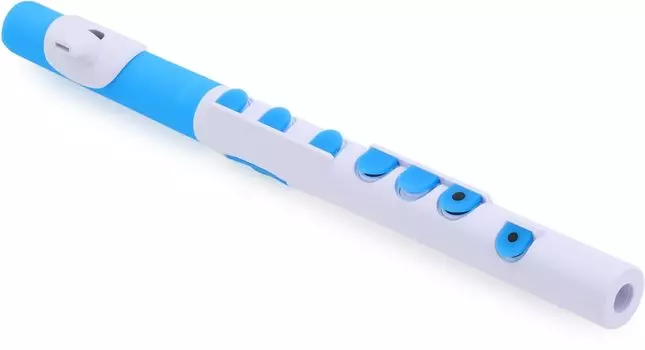 NUVO пластиковый духовой инструмент TooT силиконовый ключ спецификация N430TWBL специальный Белый/Синий [с футляром] []