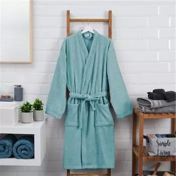 Nuvomon Женский халат-кимоно Синий L/L