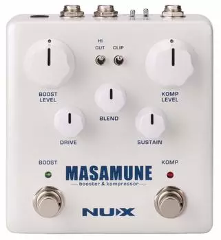 NUX Masamune Booster Kompressor guitar effector &