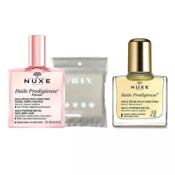 Nuxe Will Prodigy Multi Floral Oil 100мл + Сухое масло Purpose 10мл, 1 шт.
