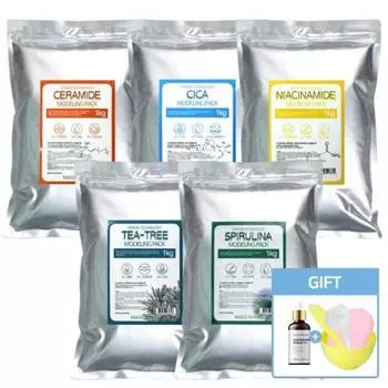 Нужен набор для моделирования Nature Tea Tree 1 кг + ампула DIY 4 вида инструментов для роскошного ухода за кожей в магазине розовых губок
