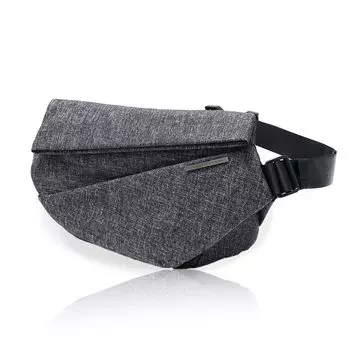 Нужна сумка для тела R1 URBANATURE Sling Bag сумка через плечо Водоотталкивающая водонепроницаемая карманная крапчатая угольно-черная [NIID]