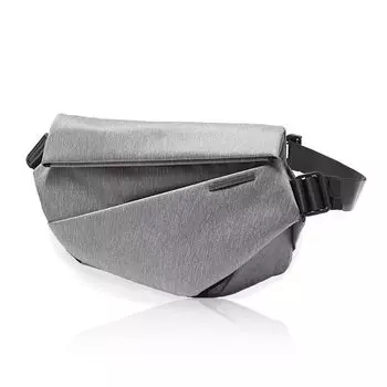 Нужна сумка для тела R1 URBANATURE Sling Bag сумка через плечо Водоотталкивающая водонепроницаемая карманная Meteor Grey [NIID]