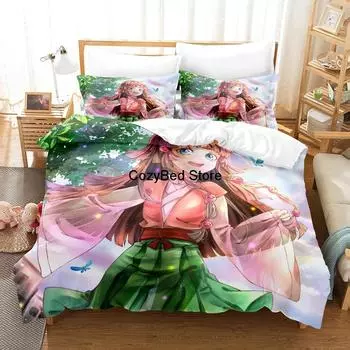 Nwe Hunter X Hunter Bedding Set Single Twin Full Queen King Size Bed Linens Aldult Kids Home Decor Duvet Cover Gift EU Single 135x200cm