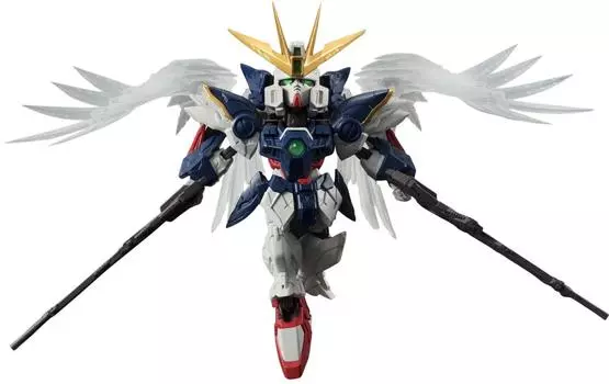 NXEDGE STYLE Новый мобильный отчет Gundam W Endless Waltz [MS UNIT] Wing Gundam Zero (версия РЭБ) приблизительно. 80 мм окрашенная подвижная фигурка из АБС и ПВХ