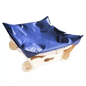 Nyakumo Cat Cloud Cat Hammock Cat Dog Washable Assembly Pet Hammock Bed Summer Winter Indoor Energy Saving Eco Cat House Cat House Cat Bed Toy Anti-Stress тёмно-синий