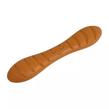 Nylabone Baguette Bread Dog Toy Power Chew Cute Dog Toy for Aggressive Chewing Interesting Bistro Style Roasted Chicken Flavor – – Twist! L/Giant (1 коричневый