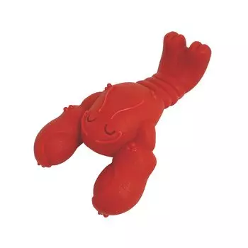 Nylabone Lobster Dog Toy Power Chew Cute dog toy for aggressive chewing Interesting Filet Mignon Flavor – – twist! S/Regular (1 piece) красный