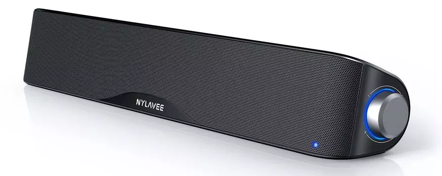 Nylavee PC Speaker Soundbar Bluetooth AUX Connection 6 динамиков 10 Вт стерео громкий насыщенный бас совместим с компьютером с питанием от USB