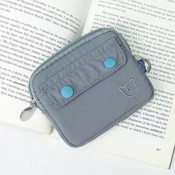 Nylon Coin Purse Zipper Multi-Purpose Small Wallet Earphone Bag