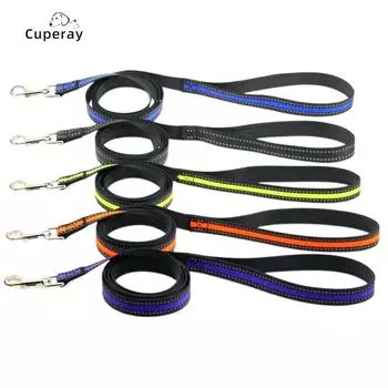 Nylon Dog Leash Night Reflective Pet Leash Three Sizes for Large, Medium Small Dogs & Cats for Dog Walking Training pet Supplies 1.5x120cm