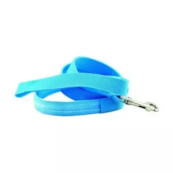 Nylon Dog Luminous Traction Rope 1.2M Night Safety Flashing Rope Dog Glowing Walking Rope At Night синий