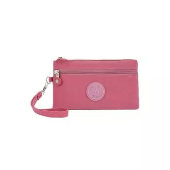 Nylon Double Layer Wallet Letter Simple Money Handbag Personality Zipper Coin Purse Outdoor