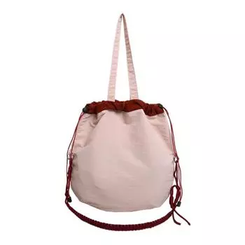 Nylon Drawstring Tote Bag Lightweight Women Shoulder Bag New Large Capacity Tote Bag Ladies/Girls Style 3