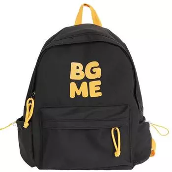 Nylon Letter Bgme Casual Book Bag With Breathable Padding For School Trips And Small