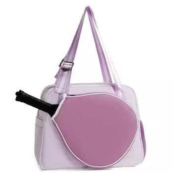 Nylon Pickleball Racket Shoulder Bag Large Capacity Pickleball Handbag Outdoor Sports