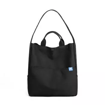 Nylon shoulder bag new bag women s large-capacity handbag women s nylon cloth bag чёрный