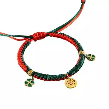 Nylon Small Dog Longevity Lock Exquisite Dog Neck Wear Creative Spring Festival Collar Home Style 8