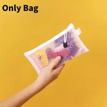 Nylon Transparent Cubic Organizer Storage Bag For Desk Bedroom And Room Living 20.5cm
