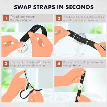 Nylon Watch Band - Waterproof Ballistic Nylon One-Piece Sports Watch Straps for Men & Women - Soft Slip Through & Width - 18mm 18mm зелёный