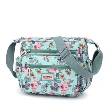 Nylon Women s Bag Printed Bag Shoulder Crossbody Bag Middle-aged Mother Bag