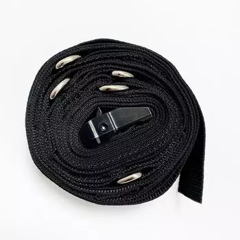 Nylon Yoga Fitness Equipment Black Gym Attachment Pull Rope Resistance Band Elastic Training