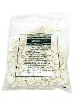 NYSh Finger Cot латексный для коммерческого использования 500 г 900 г Белая бумага для переворачивания одноразовая (приблизительно. Шт) Anti-Static