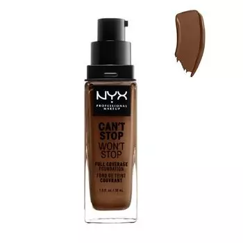 Nyx Can t Stop Won t StopFull Coverage Foundation Cocoa 30 мл