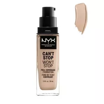 Nyx Can t Stop Won t StopFull Coverage Foundation Alabaster 30 мл