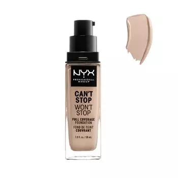 Nyx Can t Stop Won t StopFull Coverage Foundation Porcelain 30 мл