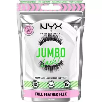 Nyx NYX artificial eyelashes jumbo lash 07 Full Feather Flex (1 pair) 2pcs