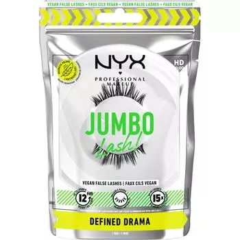 Nyx NYX Artificial Eyelashes Jumbo Lash 08 Full Defined Drama (1 pair) 2pcs