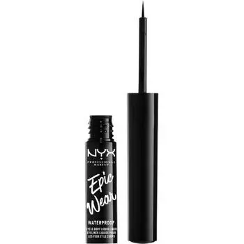 NYX Nyx Eyeliner Epic Wear Metallic Liquid Black Metal 01 1