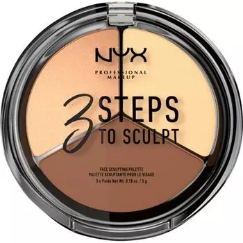 NYX Nyx Professional 3 Step Contouring Powder 02 Light 15 г, 1 шт.