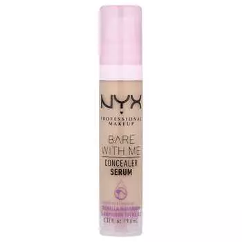 NYX Professional Makeup, Bare With Me, Concealer Serum, 02 Light, 9.6 ml (0.32 fl oz)