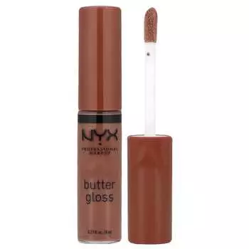 NYX Professional Makeup, Butter Gloss, Lip Gloss, 46 Butterscotch, 8ml (0.27fl oz)