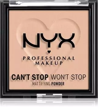 NYX Professional Makeup Can t Stop не перестанет матировать пудру TU прозрачный