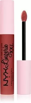 NYX Professional Makeup Lip Lingerie XXL Liquid Lipstick with Matte Finish TU прозрачный