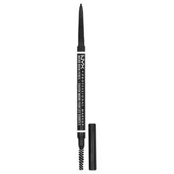 NYX Professional Makeup, Micro Brow Pencil, 08 Black, 0.09g (0.003oz)