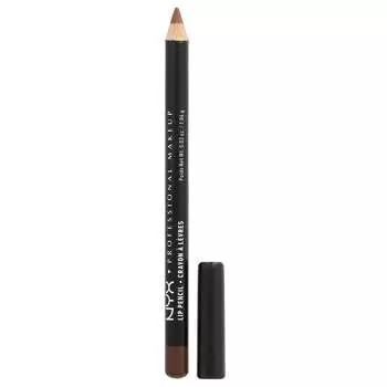 NYX Professional Makeup, Slim Lip Pencil, 802 Brown, 1.04 g (0.03 oz)
