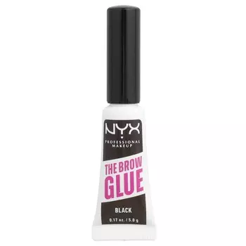 NYX Professional Makeup, The Brow Glue, Instant Brow Styler, 05 Black, 5g (0.17oz)