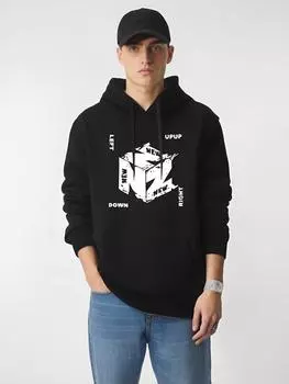 NZ M-5XL Mens Fleece Hoodie Loose Hooded Sportshirt Plus Size Boys Pullovers 4XL