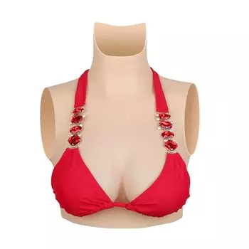 NZFZ Силиконовый Силиконовый Переодевание Фейковый Переодевание Супер Легкий по Полу Искусственная Грудь Красивый Высокая Чашка Эластичный Хлопок Цвет Слоновой Кости Бюст, Бюстгальтер,