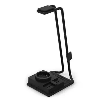 NZXT Relay SwitchMix PC Gaming Headset Stand Аудиомикшер Плавное переключение между гарнитурой и динамиком Студийный микшер кГц ЦАП DTS Black & - чёрный