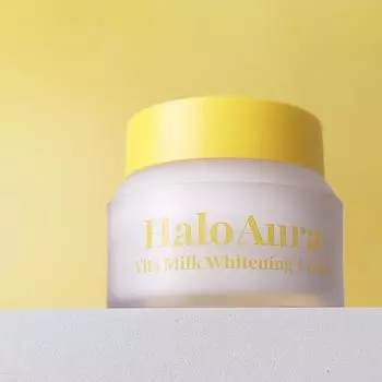 O21 Halo Aura Vita Milk Whitening Cream 50г, Антивозрастной, Корейская косметика, Kbeauty, пробник